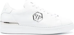 Philipp Plein Hexagon low-top leather sneakers White