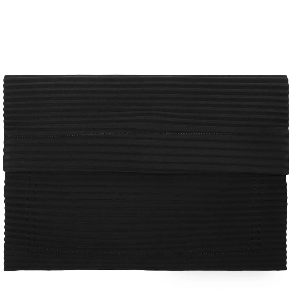 Pleats Flat Bag 3 Black