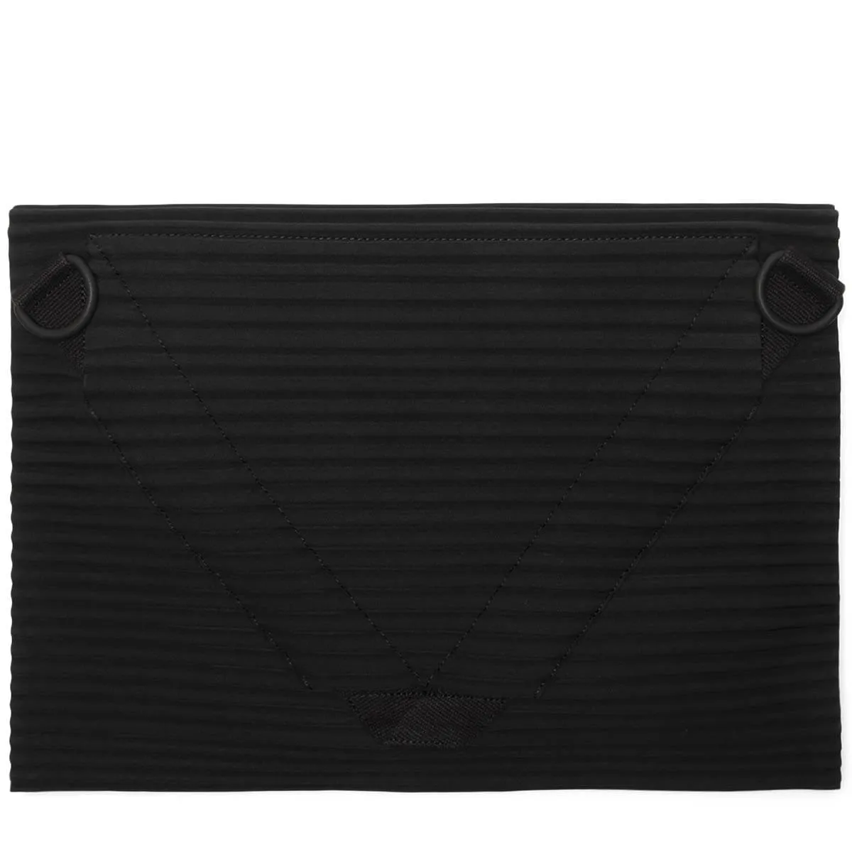 Pleats Flat Bag 3 Black