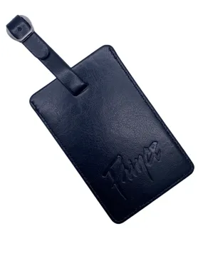 Prince – Official Merchandise Black Luggage Tag Embossed Prince Name Logo Adjustable Brand NEW