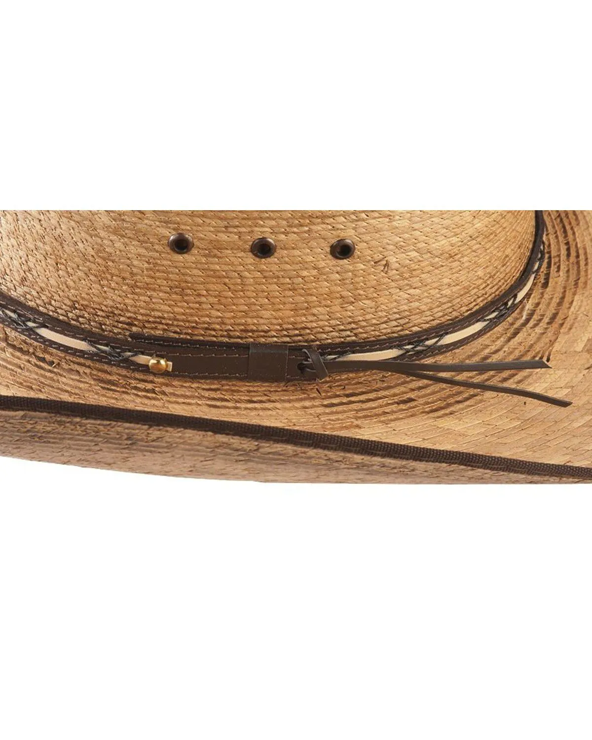 Product Name:  Jason Aldean Amarillo Sky Palm Leaf Cowboy Hat