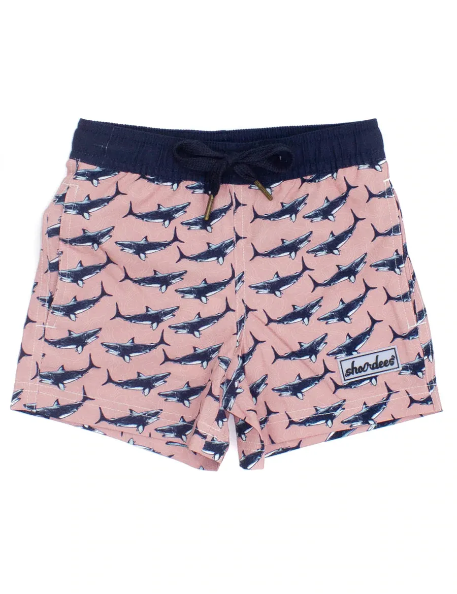 Properly Tied Shordees Swim Trunk - Topo Shark