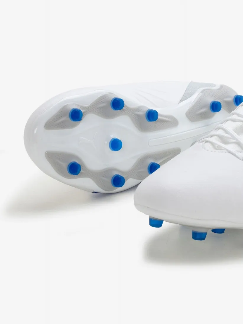 PUMA KING MATCH FG/AG - WHITE/BLUEMAZING/LIGHT GREY