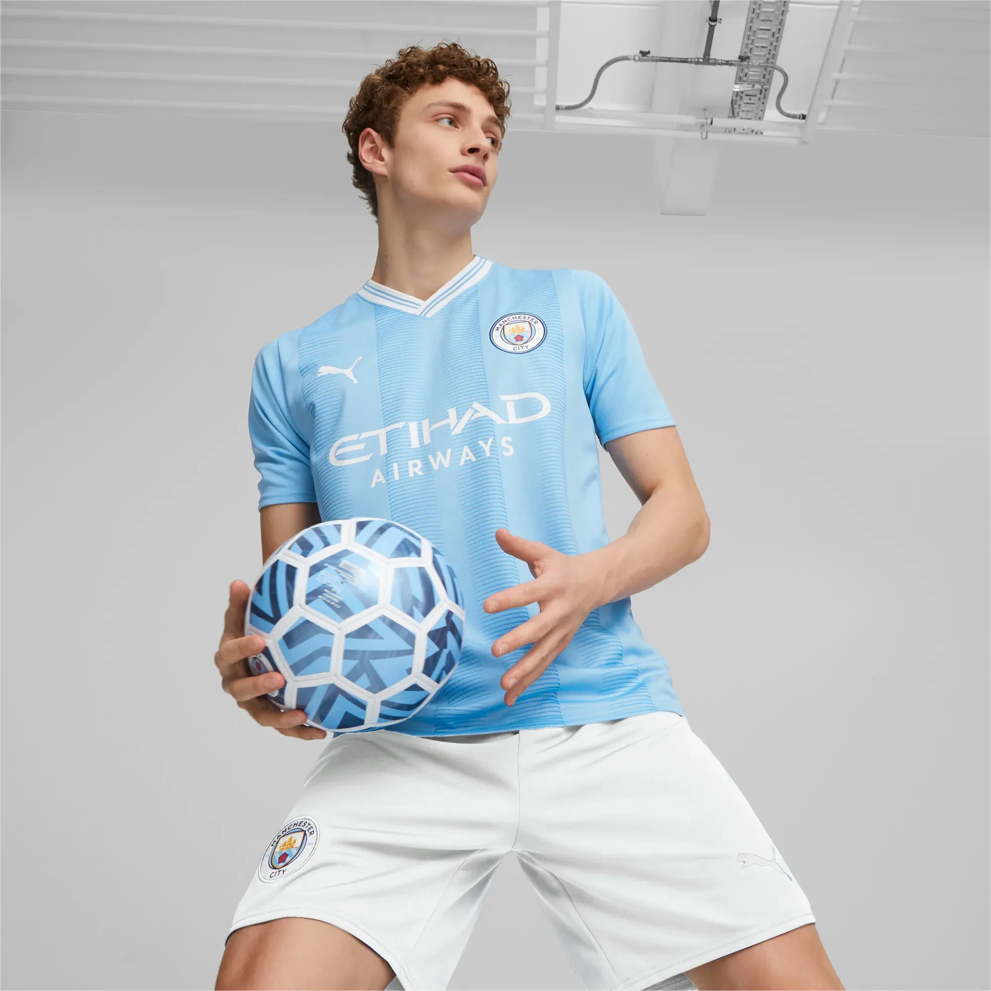 PUMA Manchester City 23/24 Home Jersey (Blue)