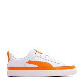 Puma Men Basket VTG Pronounce White Orange 381255-01