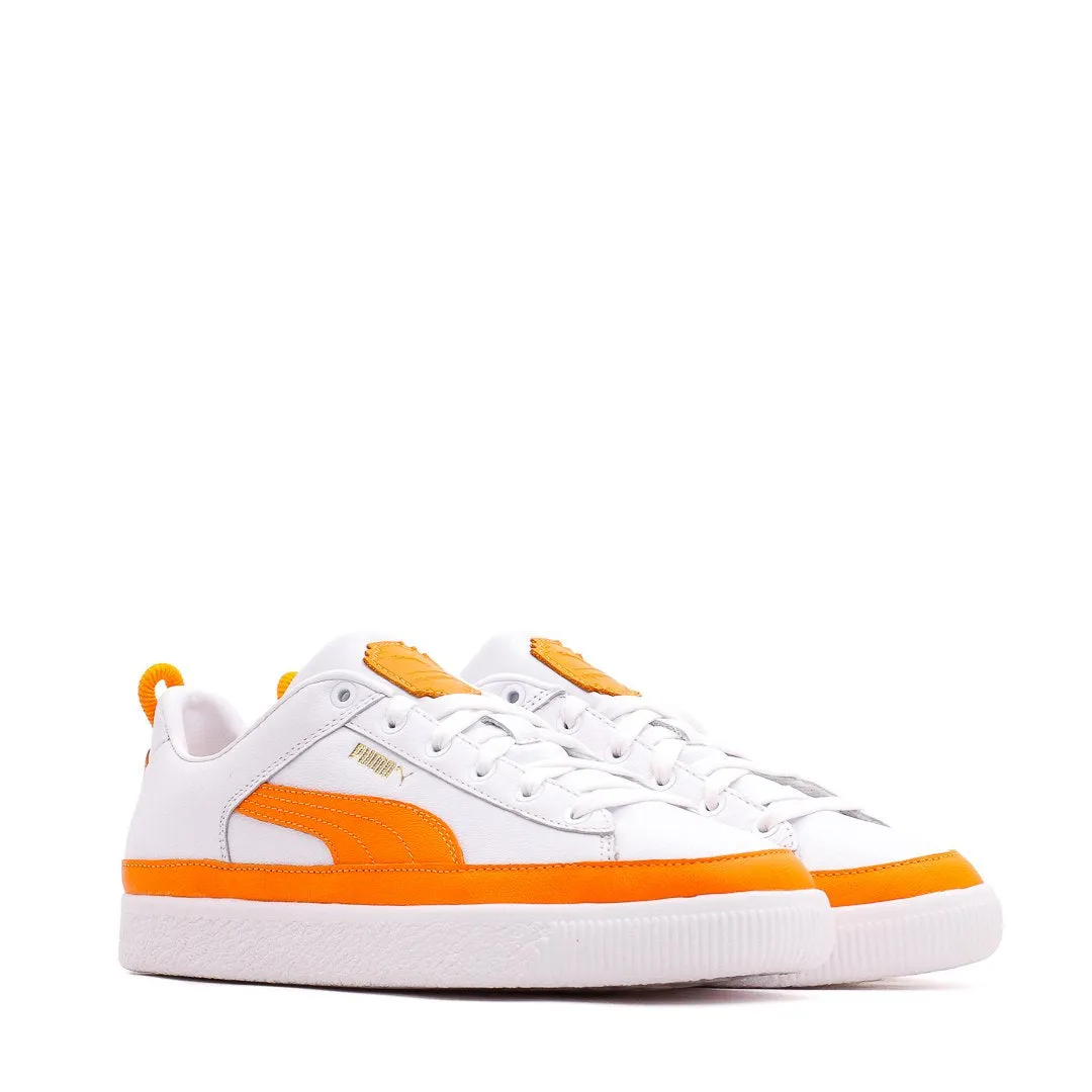 Puma Men Basket VTG Pronounce White Orange 381255-01