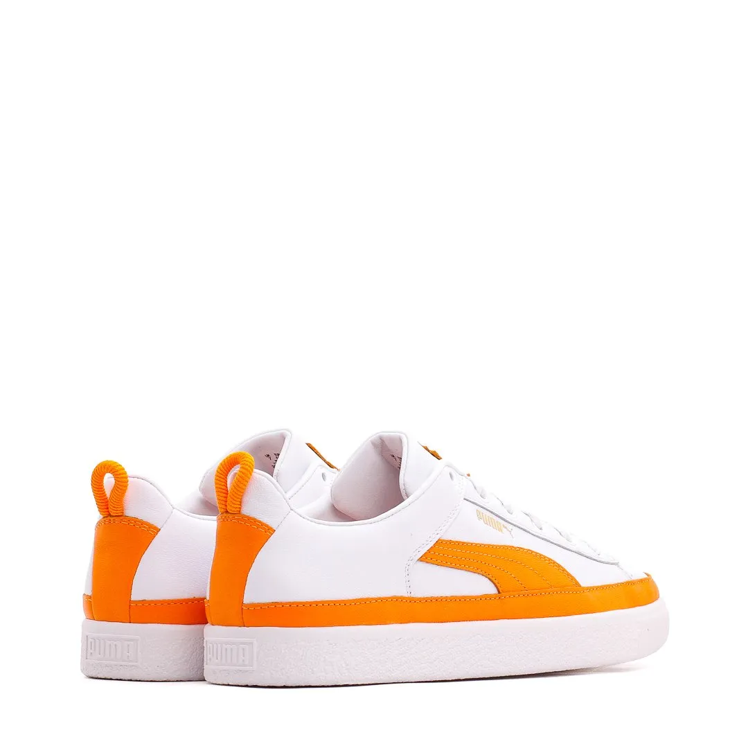 Puma Men Basket VTG Pronounce White Orange 381255-01