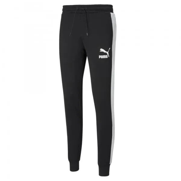 PUMA - Men - Iconic T7 Track Pant - Black/White