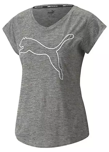 Puma Train Favourite Heather Cat Training T-Shirt | Grattan