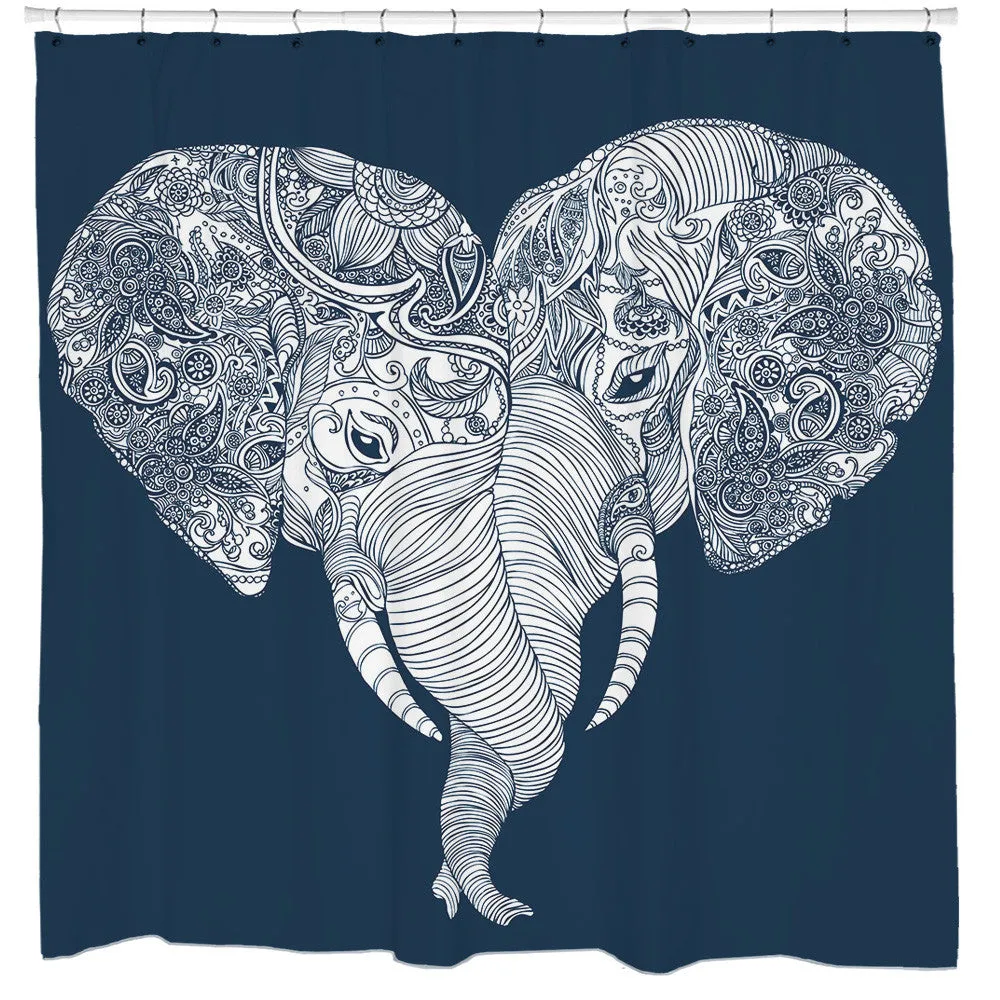 Punch Trunk Love Shower Curtain