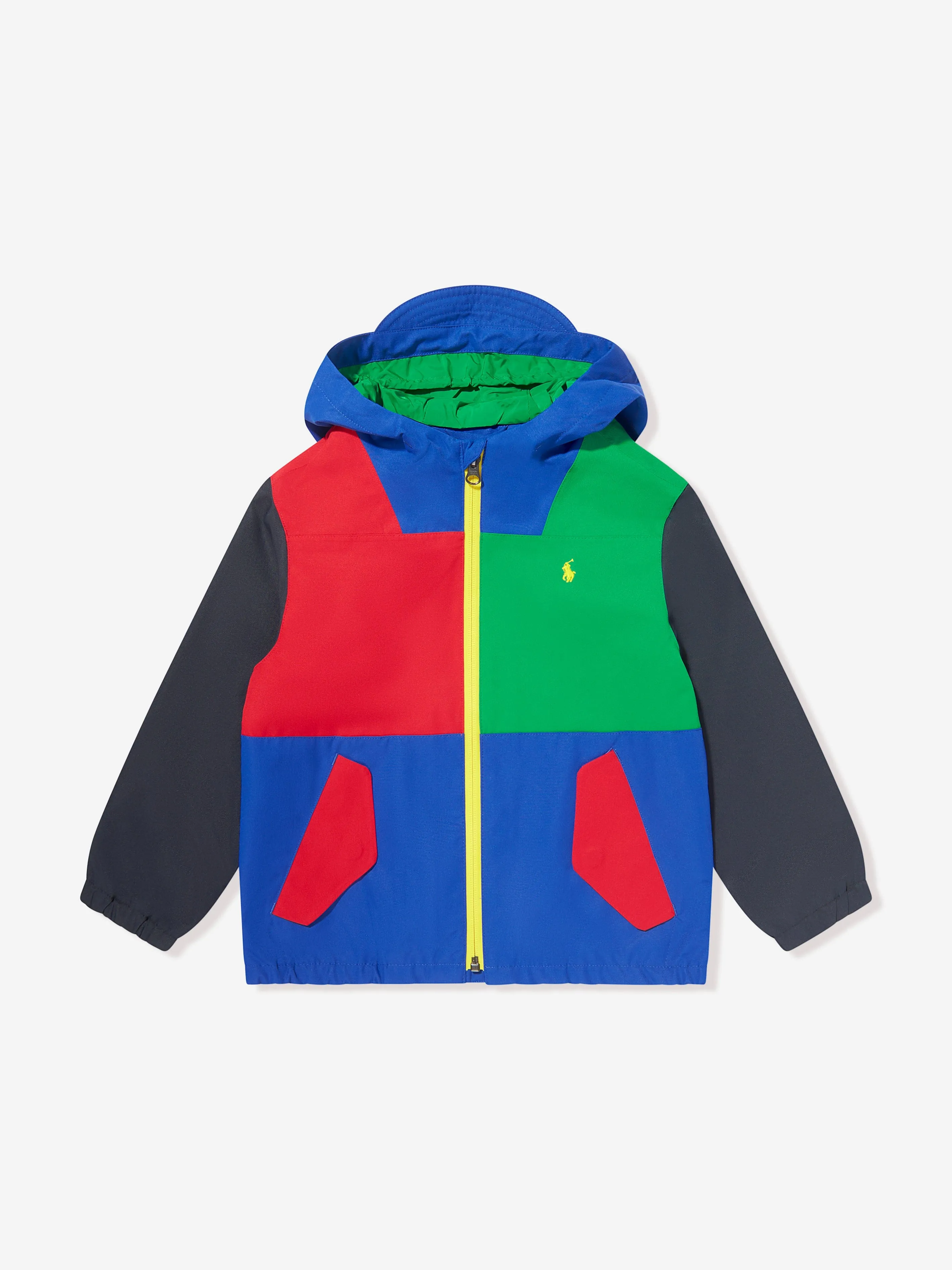 Ralph Lauren Boys Colourblock Windbreaker in Multicolour