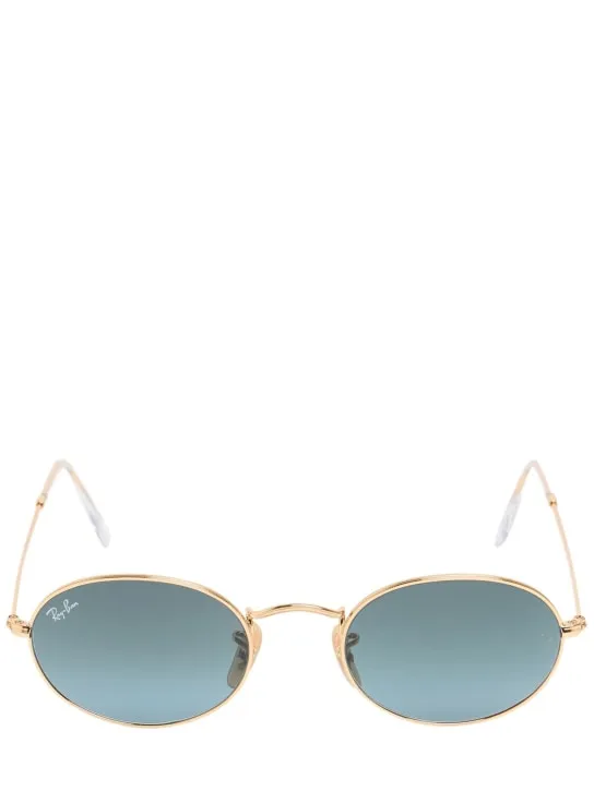 Ray-Ban   Oval flat metal sunglasses 