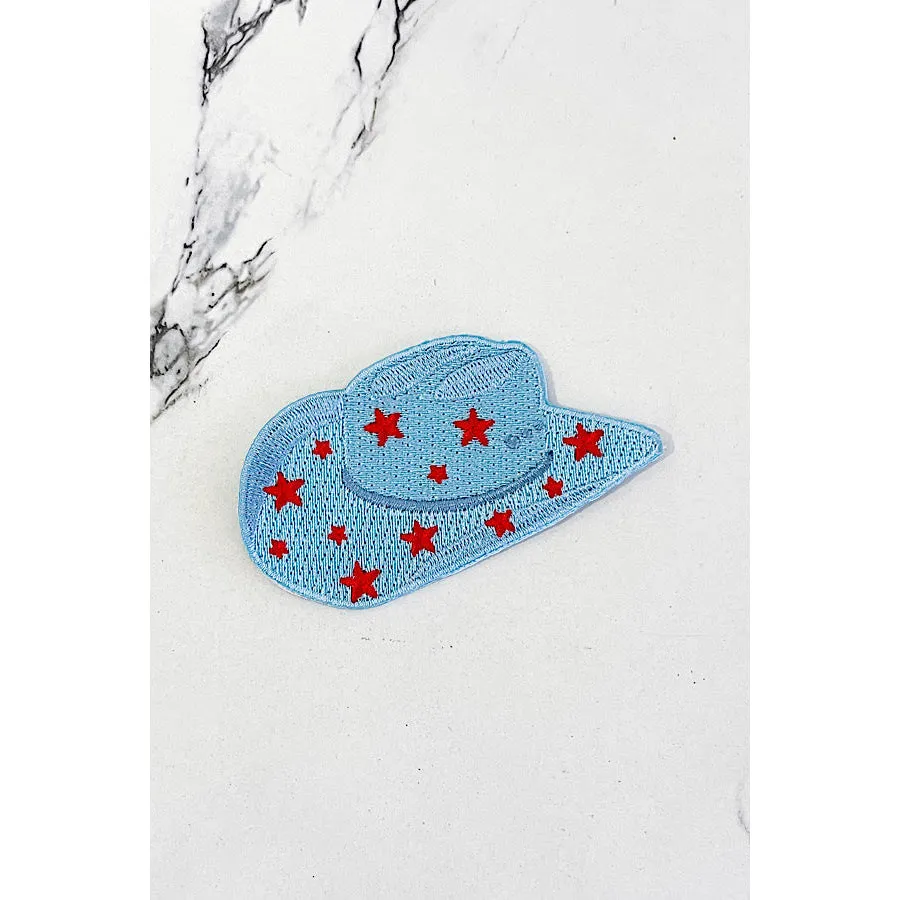 Red Star Cowboy Hat Embroidered Patch - ETA 5/3