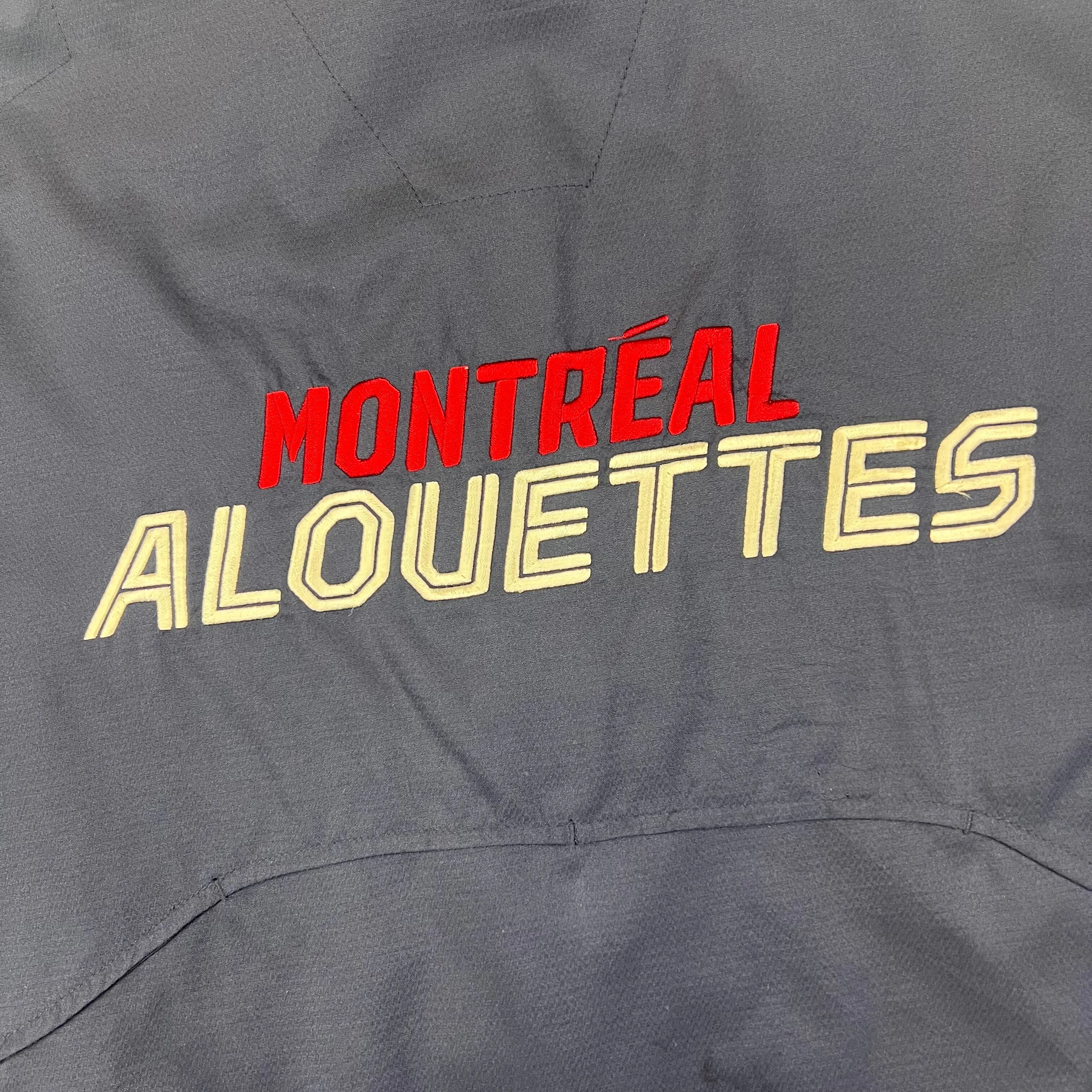 Reebok Montreal Alouettes LCF Windbreaker Jacket Blue Red