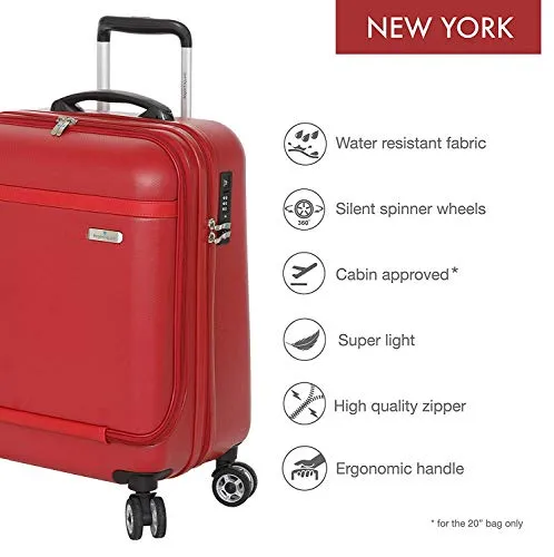 Regent Square Travel - Small Suitcase Hardside Spinner With Goodyear Wheels And Built-in TSA Luggage Lock - Luggage Cabin Approv