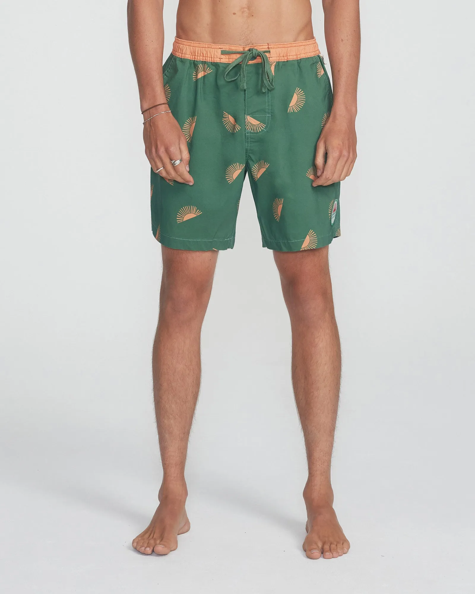 Rising Sun Trunk - Green