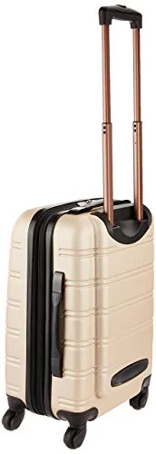 Rockland Luggage Melbourne 20 Inch Expandable Carry On, Champagne, One Size