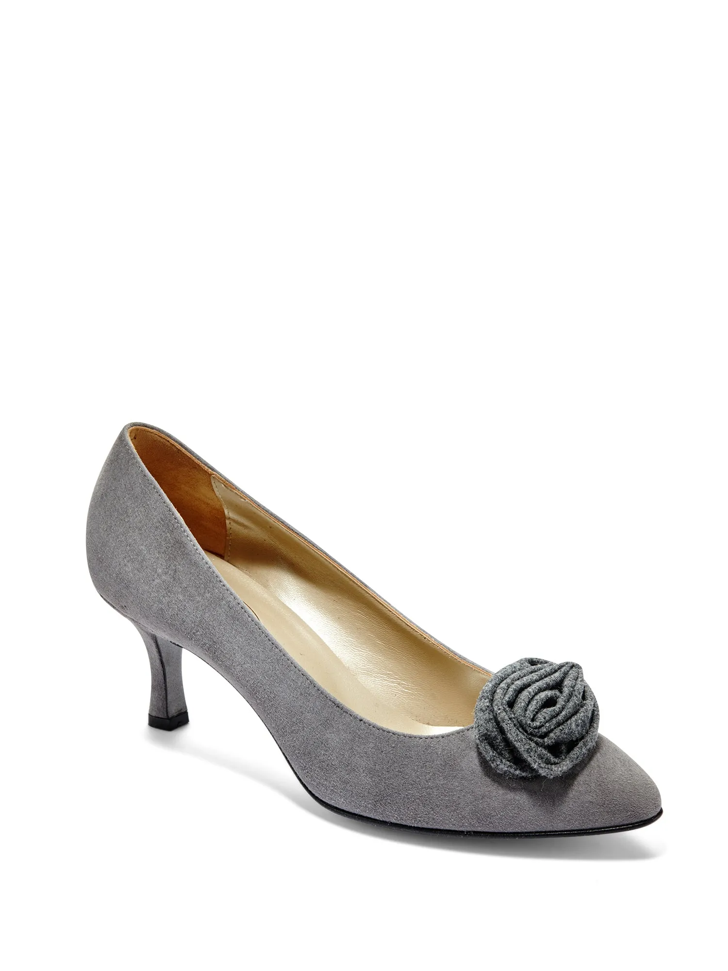 Rose Kitten Heel