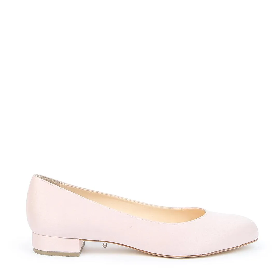 Rose Satin Ballet Flat