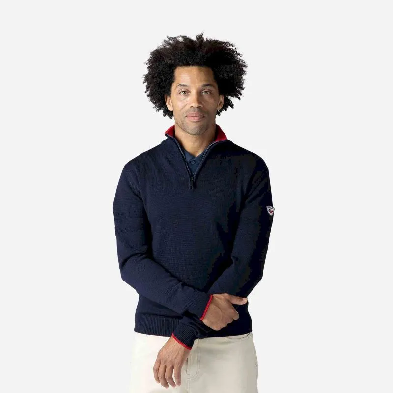 Rossignol Stripe 1/2 Zip Knit - Merino jumper - Men's | Hardloop