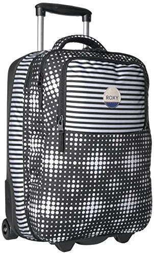 Roxy Women'S Roll Up Carry-On Suitcase, Anthracite Opticity