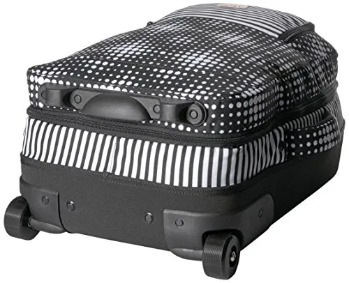 Roxy Women'S Roll Up Carry-On Suitcase, Anthracite Opticity