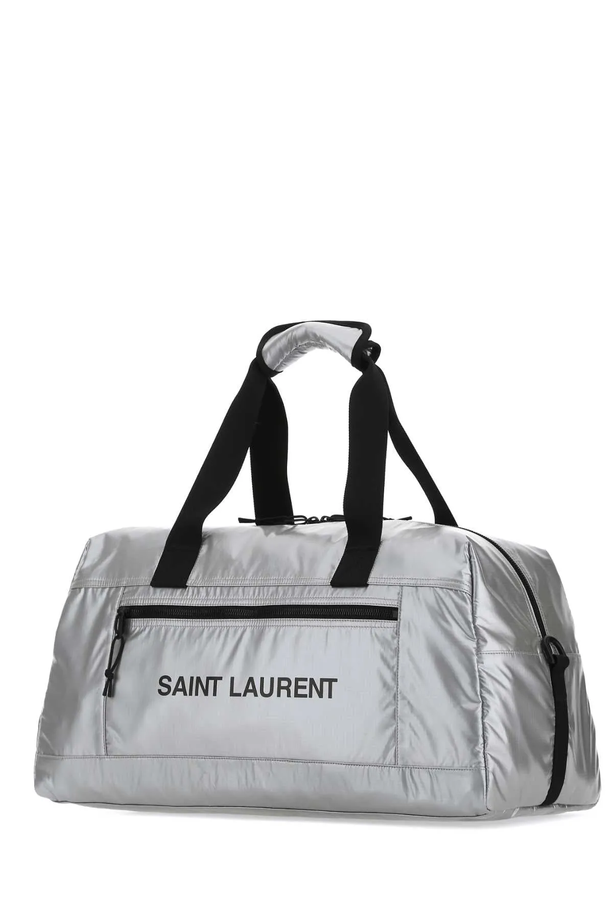 Saint Laurent Logo Printed Zip-Up Luggage Bag