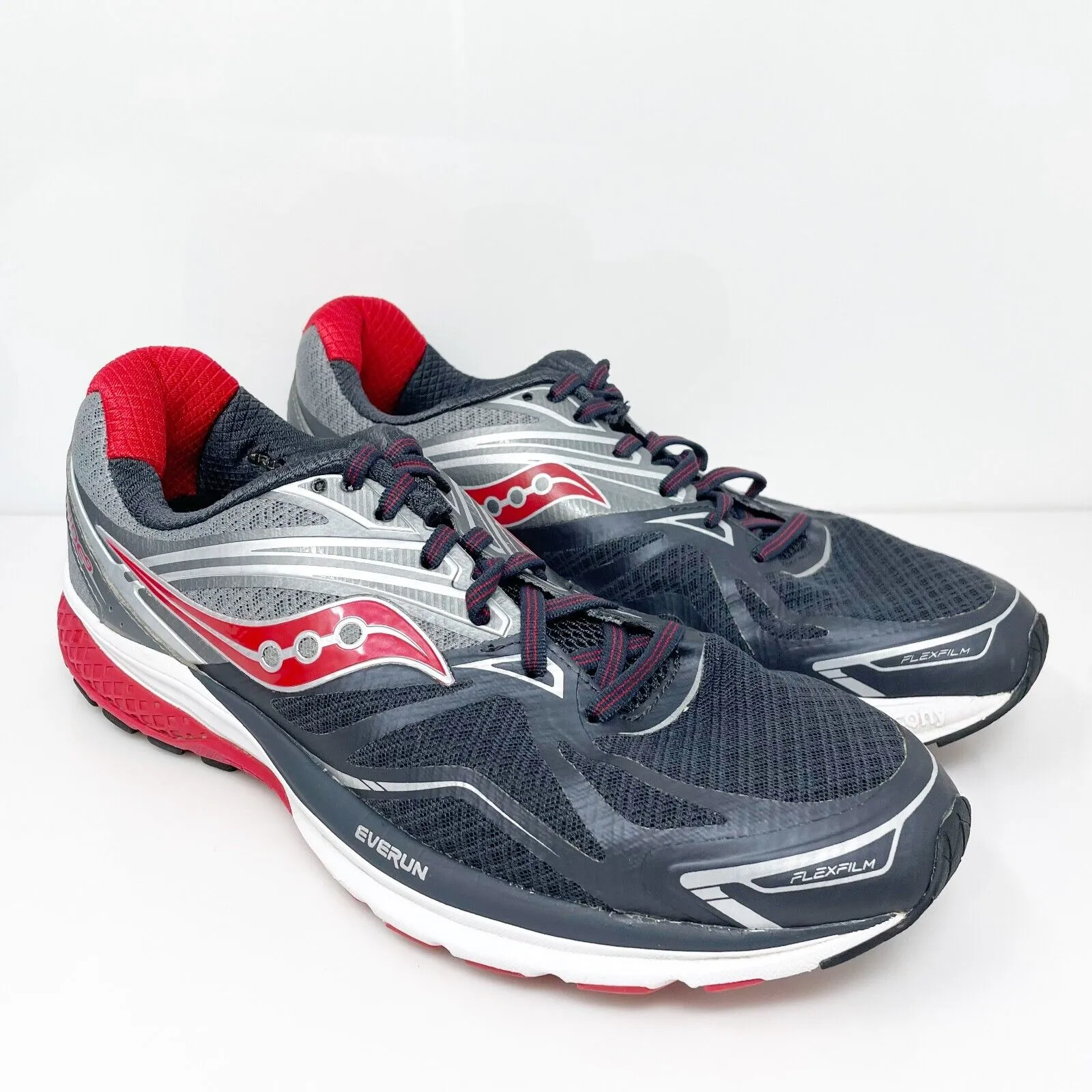 Saucony Mens Ride 9 S20318-1 Gray Running Shoes Sneakers Size 10