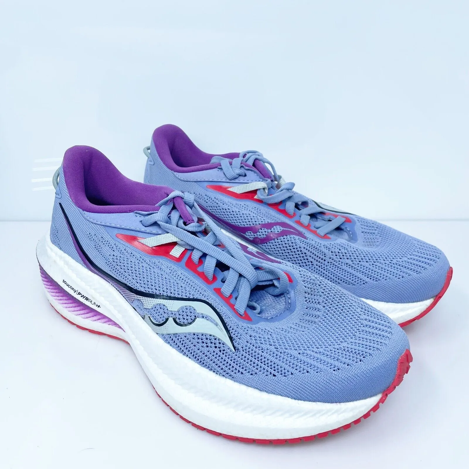 Saucony Womens Triumph 21 S10881-91 Purple Running Shoes Sneakers Size 7