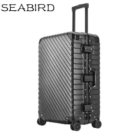 Seabird 2022242629 Inch Aluminum Frame Travel Luggage Carry On Box Pull Rod Suitcase Trolley