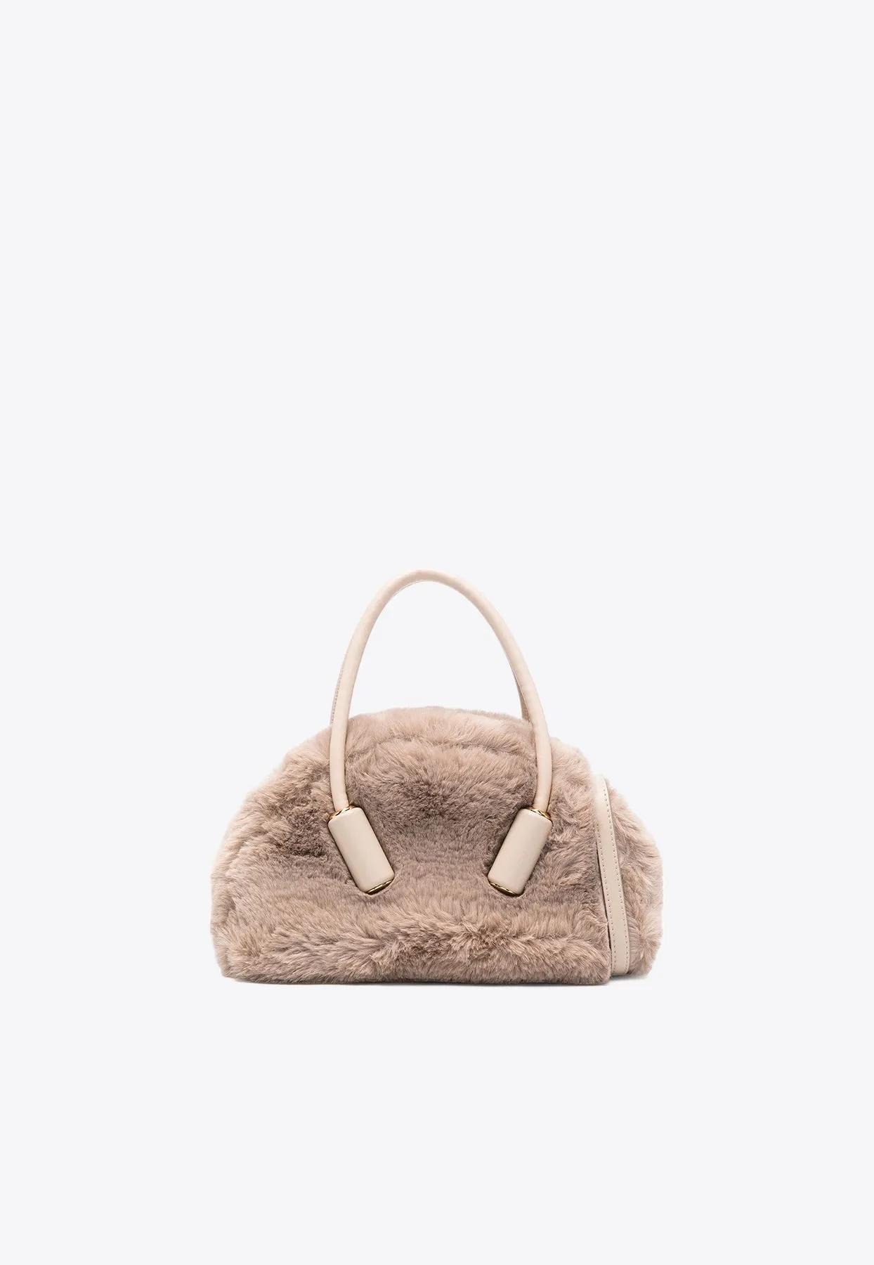 Selene Faux Fur Top Handle Bag