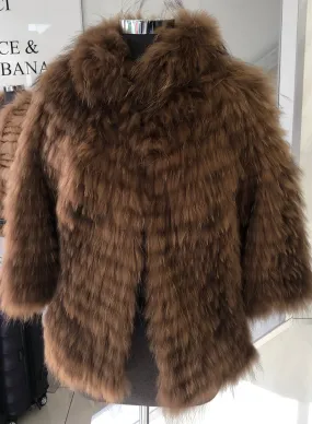 Shine and Dance Shine and Dance Racoon Fur Jacket BCA89942