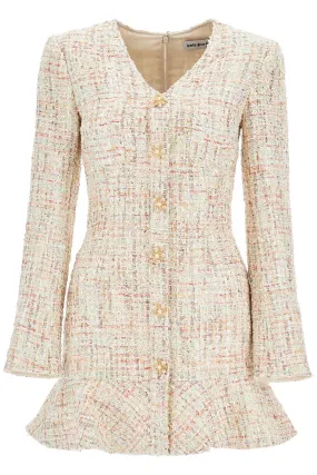 SHORT MULTICOLOR TWEED DRESS