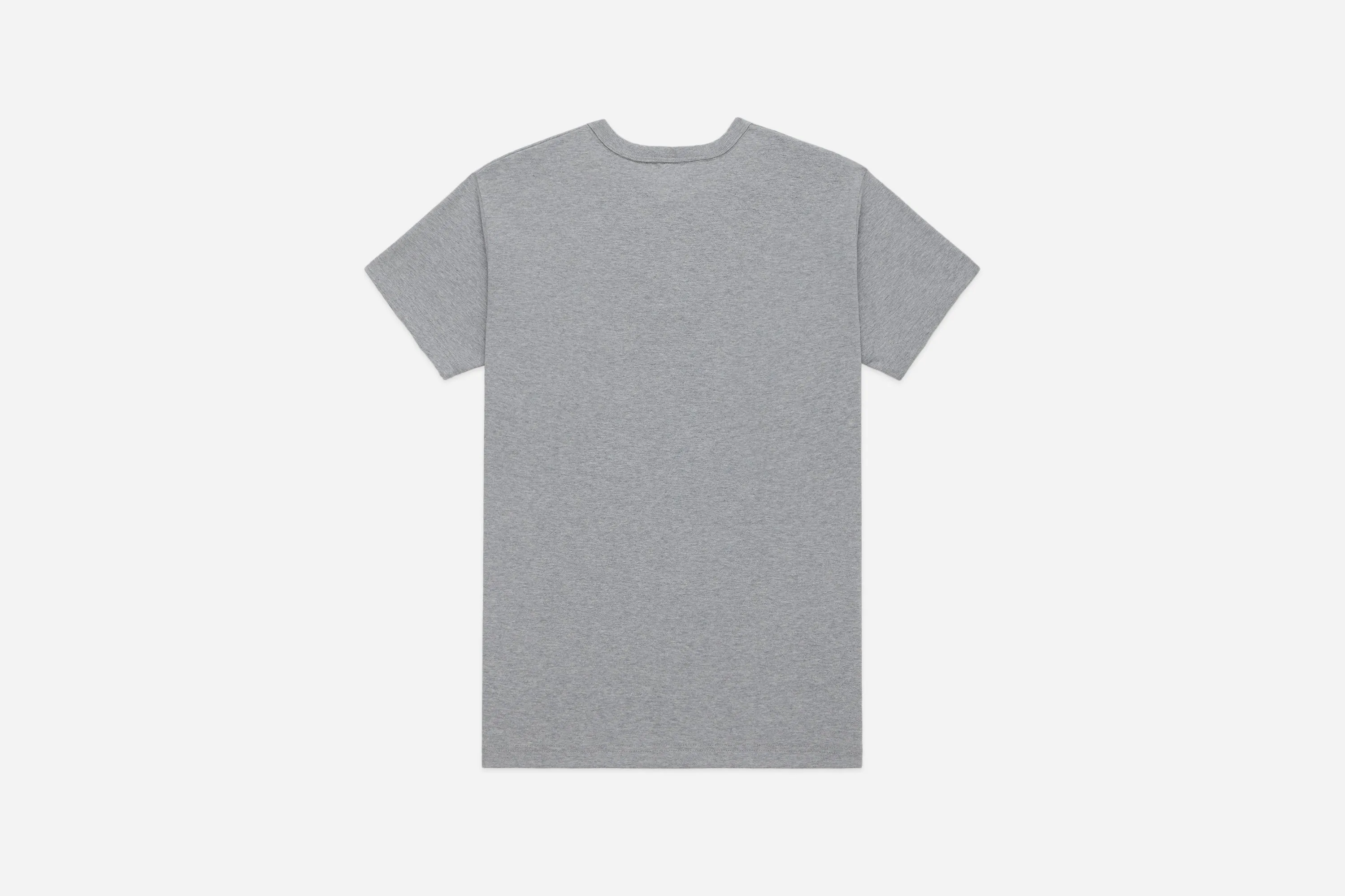 Short Sleeve Henley ~ Heather Grey