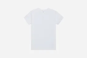 Short Sleeve Henley ~ White