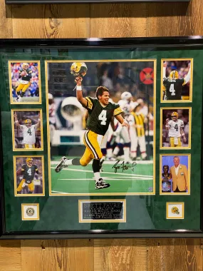 Signed Brett Favre Frame