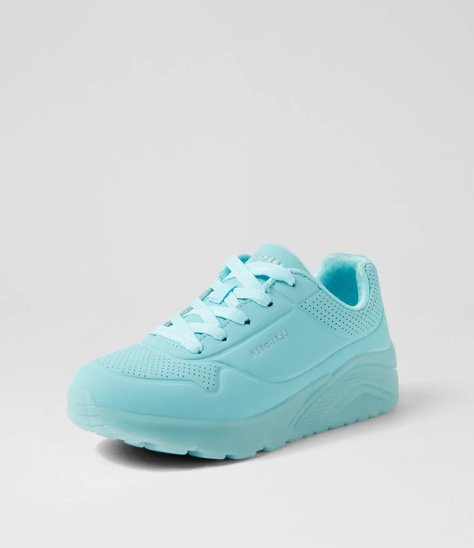 SKECHERS Uno Ice Jnr Turquoise Sneakers