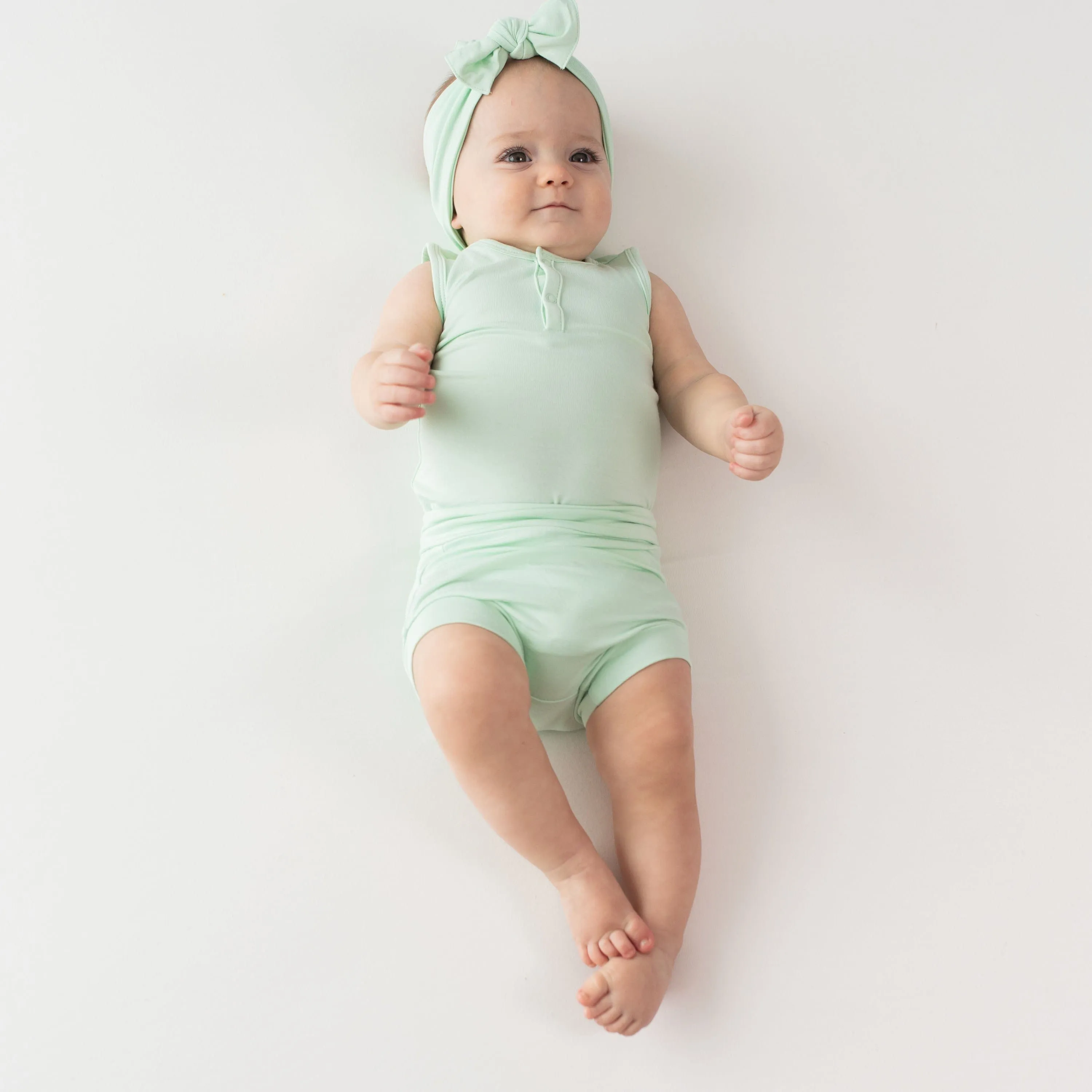 Sleeveless Bodysuit in Mint