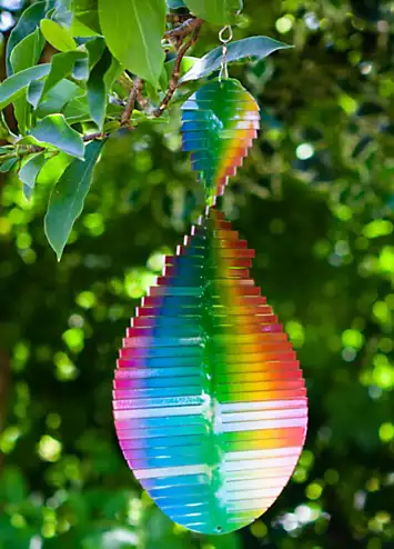 Smart Garden Rainbow Wave 45cm Wind Spinner | Kaleidoscope