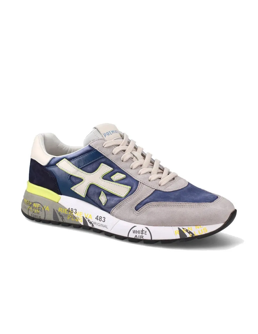 Sneakers Premiata uomo Mick 6819 blu