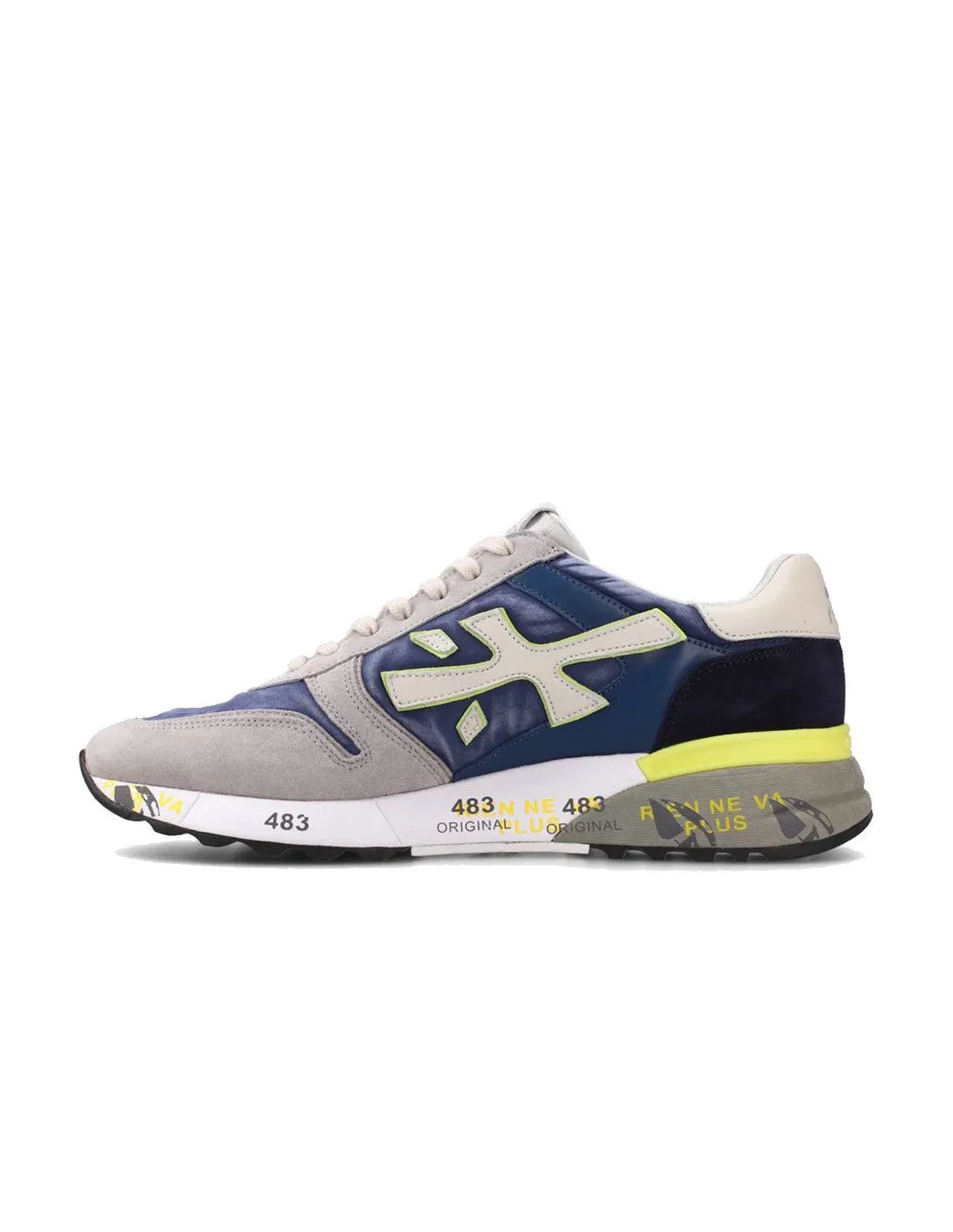 Sneakers Premiata uomo Mick 6819 blu