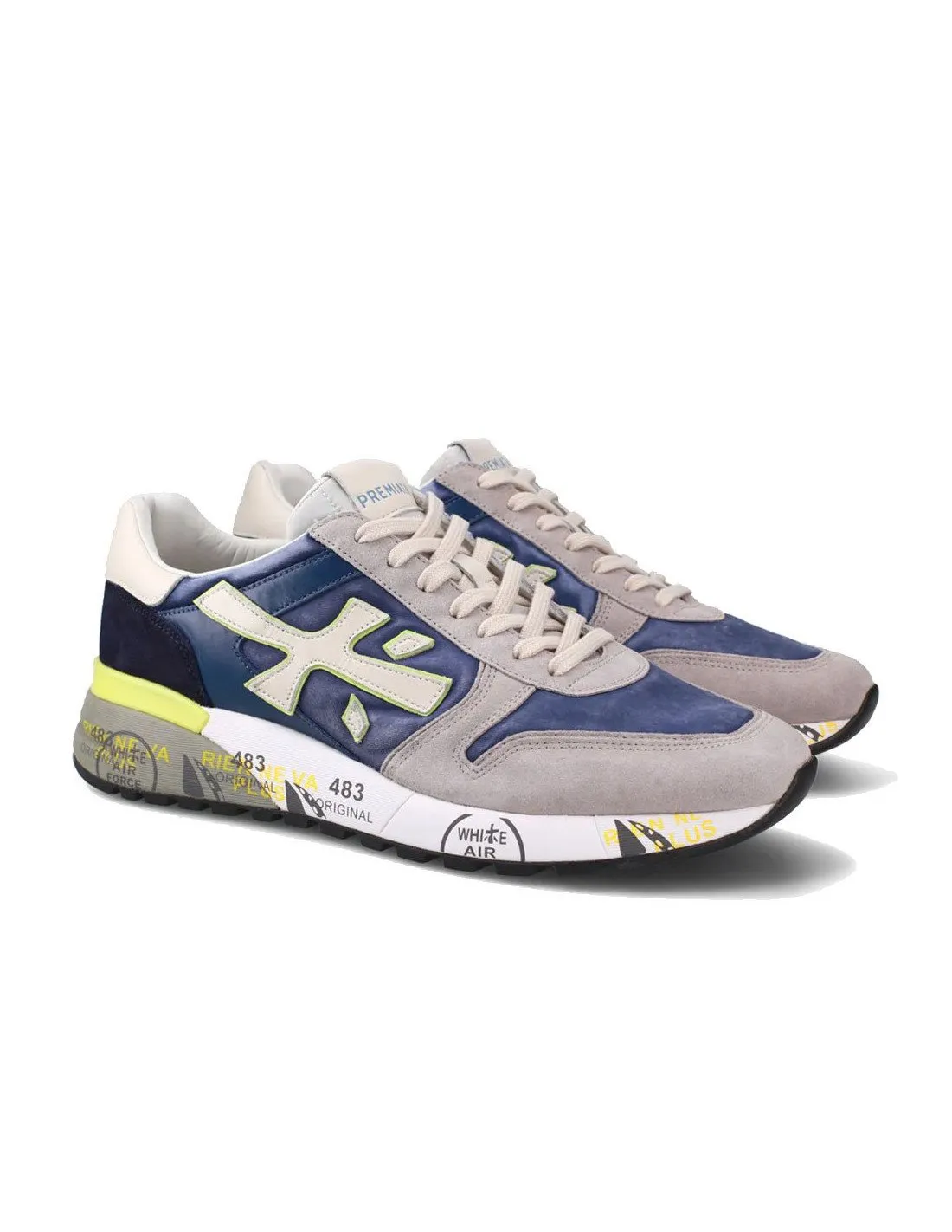 Sneakers Premiata uomo Mick 6819 blu