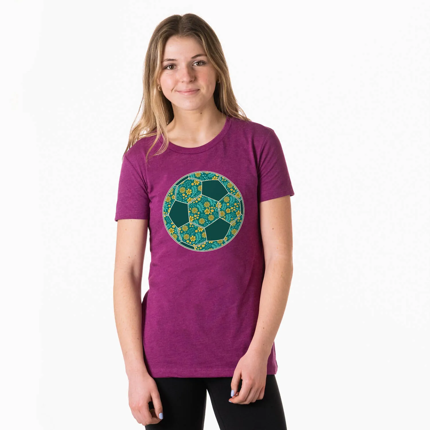 Soccer Women's Everyday Tee - Summer Kicks 