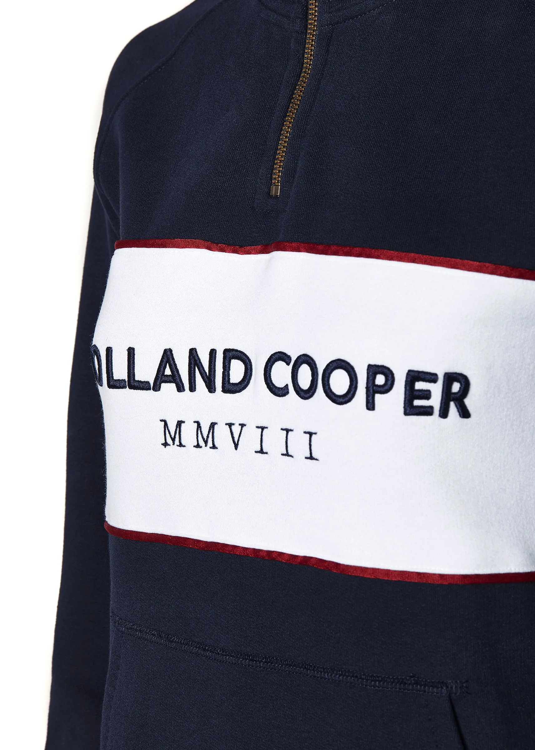 Sporting Heritage Zip Henley (Ink Navy)