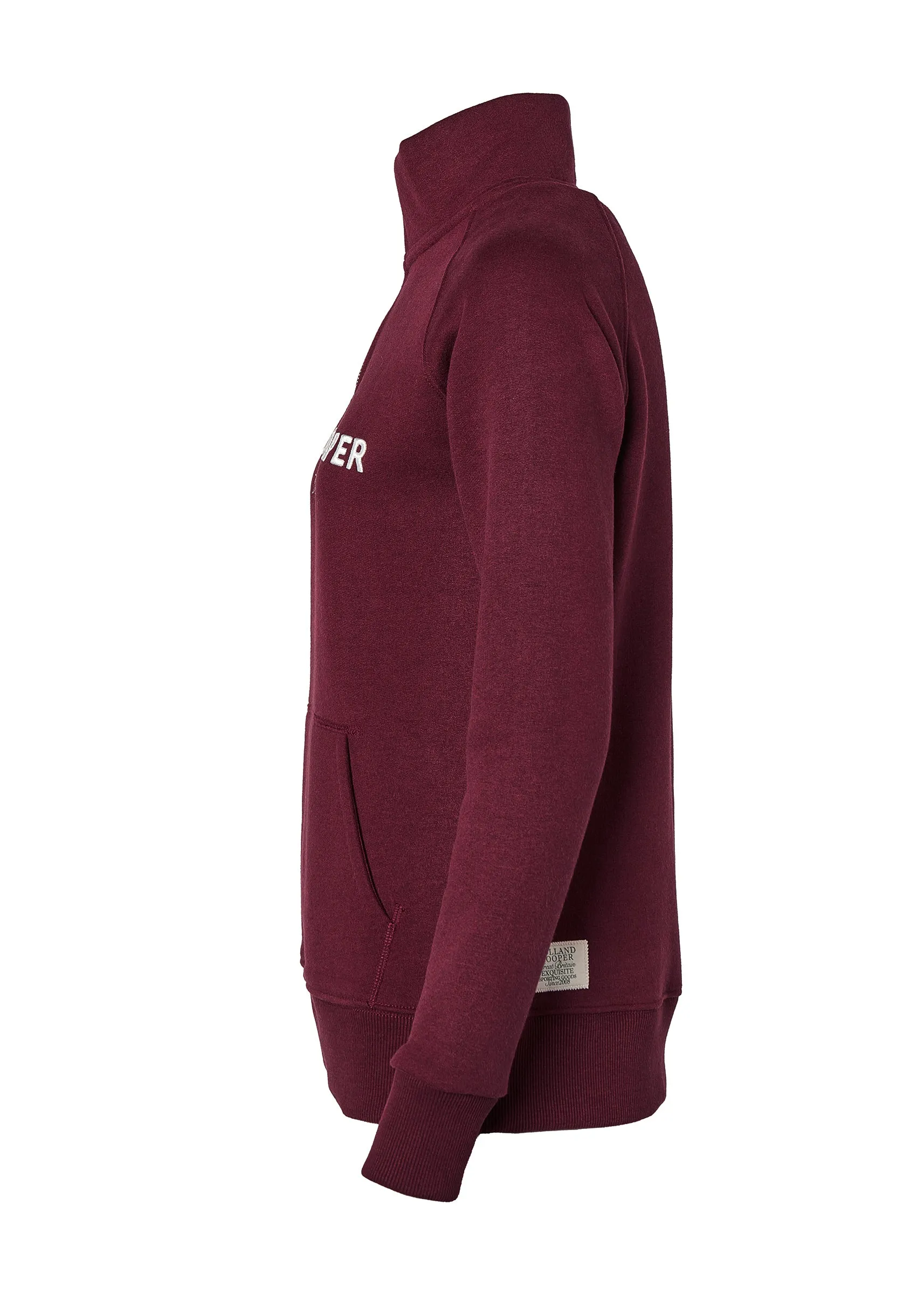 Sporting Heritage Zip Henley (Merlot)