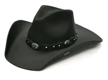 Stetson Roxbury Black Shapeable Leather Cowboy Hat TRROXB-8434