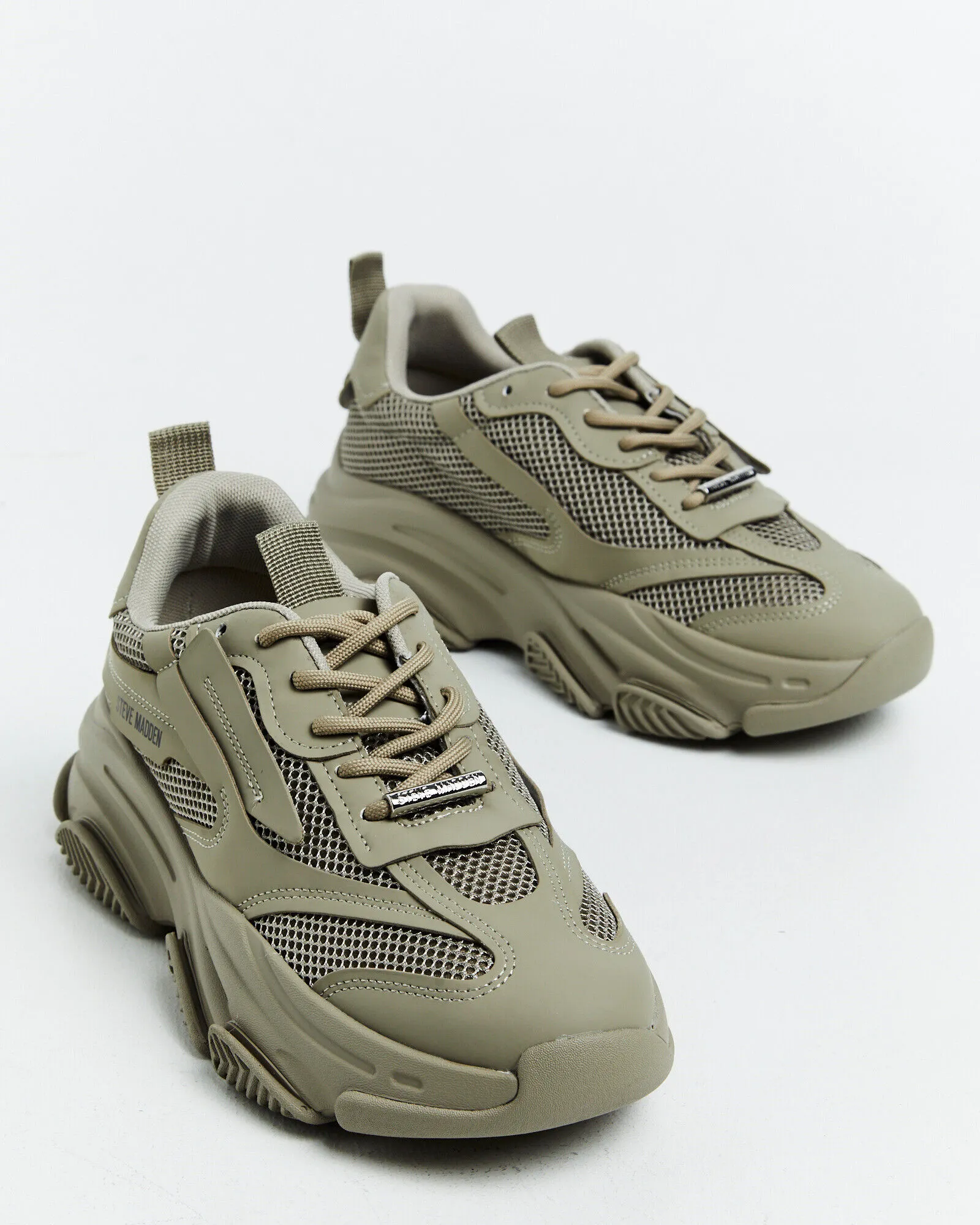 Steve Madden Possession Sneakers Khaki