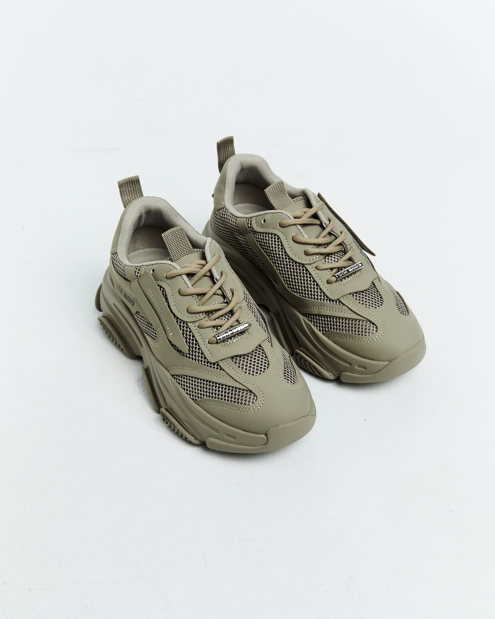 Steve Madden Possession Sneakers Khaki