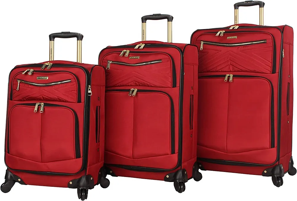 Steve Madden Rockstar Red 3-Piece Luggage Set 