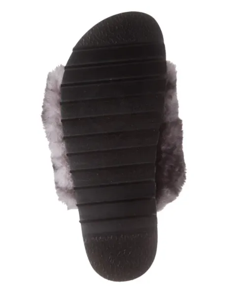 Steve Madden Women's Amari Faux Fur Slipper